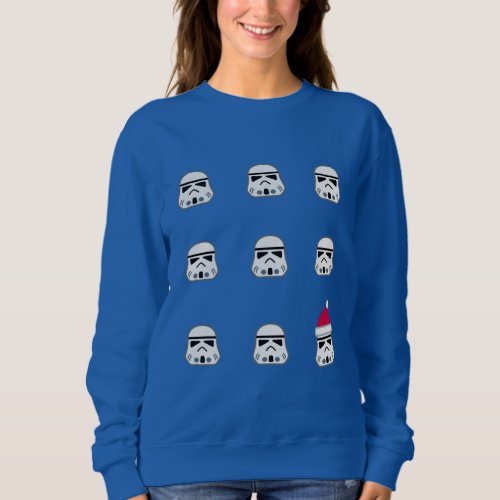 Stormtrooper Santa Hat Christmas Pattern Sweatshirt