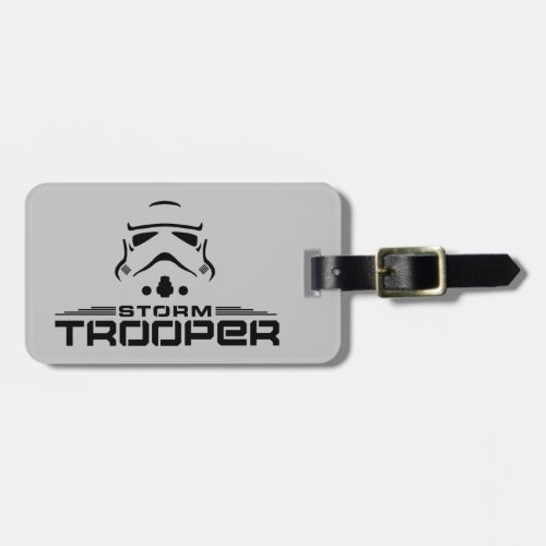 Stormtrooper Simplified Graphic Luggage Tag