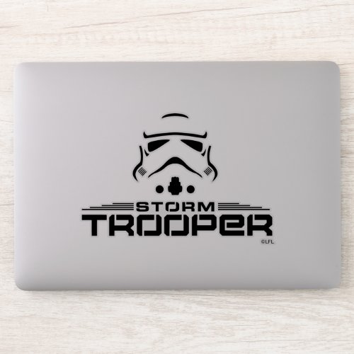 Stormtrooper Simplified Graphic Sticker