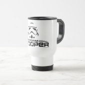 Stormtrooper Simplified Graphic Travel Mug (Front Right)