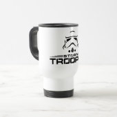 Stormtrooper Simplified Graphic Travel Mug (Front Left)