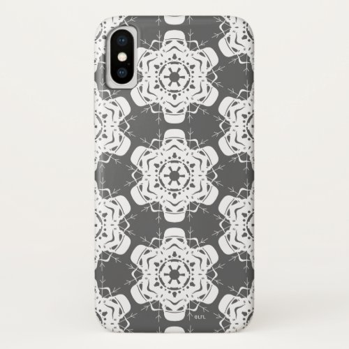 Stormtrooper Snowflake Design iPhone X Case