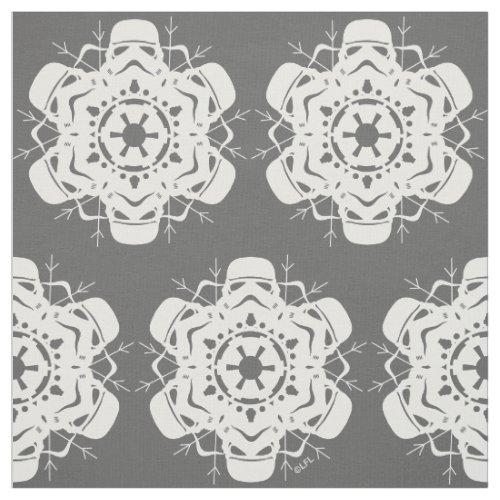 Stormtrooper Snowflake Design Fabric