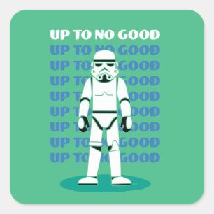 Stormtrooper   Up To No Good Square Sticker