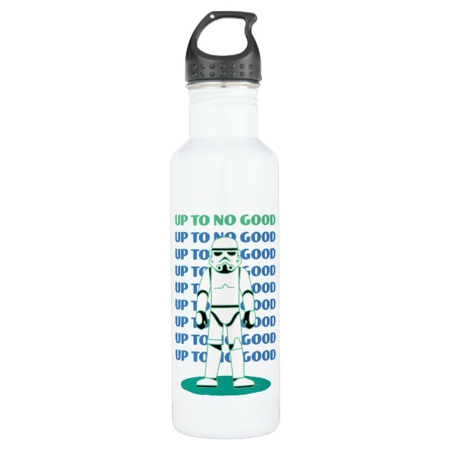 Stormtrooper | Up To No Good Stainless Steel Water Bottle (Front)