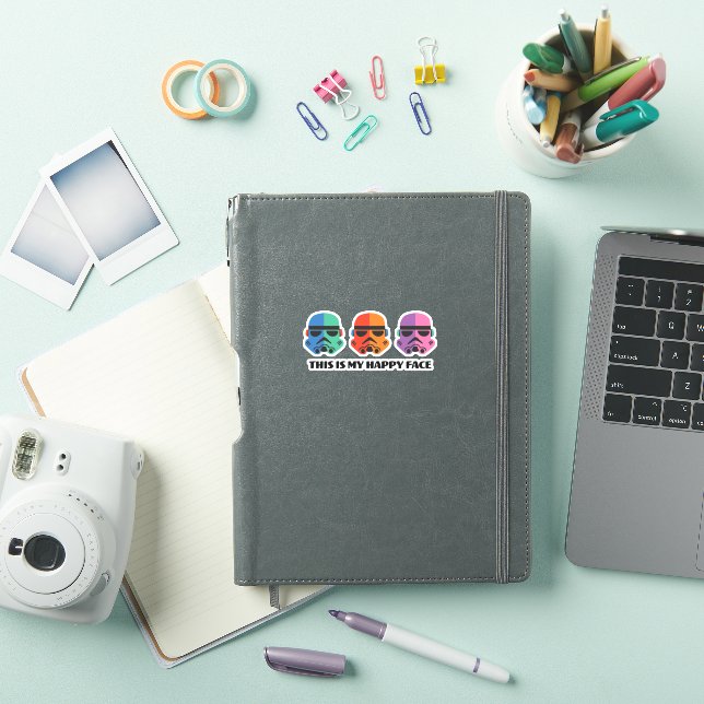 Stormtroopers | This Is My Happy Face Sticker (iPad Cover)