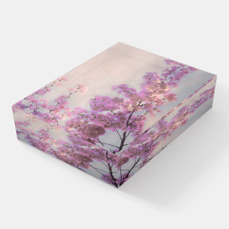 Stormy Cherry Blossoms Paperweight