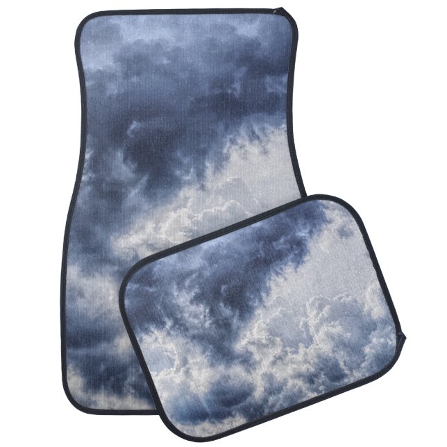 Stormy clouds car mat set (Set)