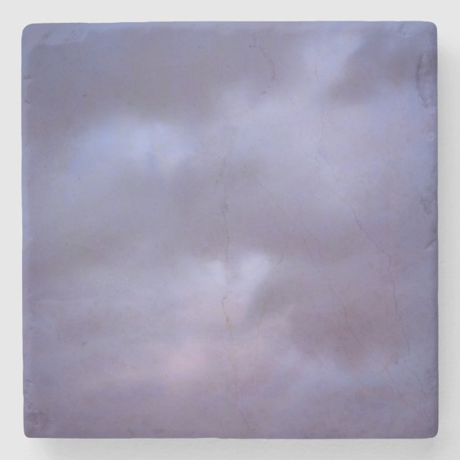 Stormy Clouds Cloth Napkin Stone Coaster (Front)