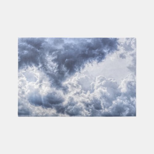 Stormy clouds rug
