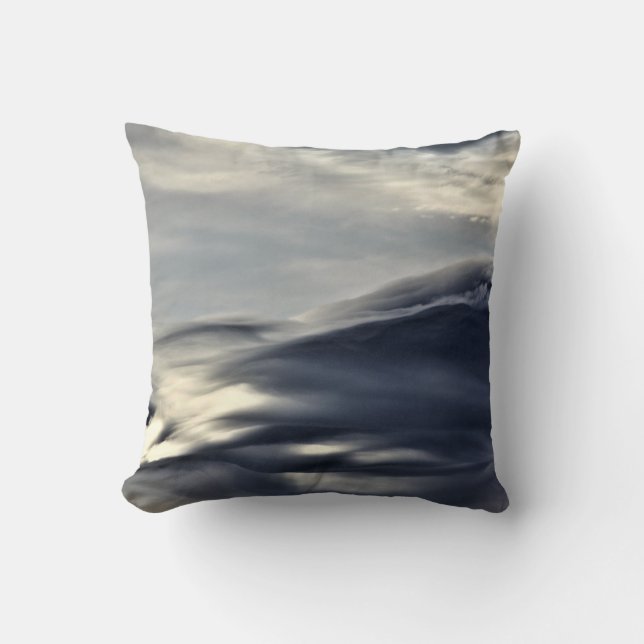 Stormy Clouds Throw Pillow (Front)