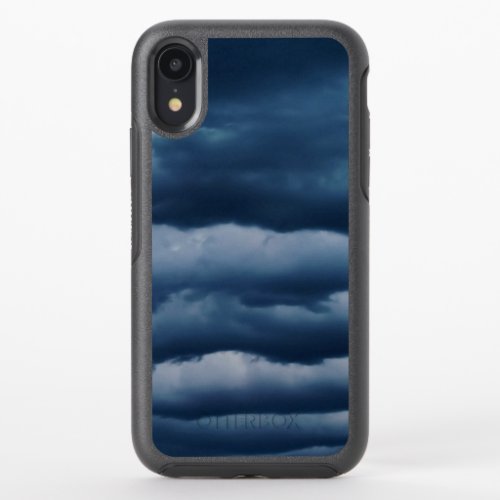Stormy Dark Blue Photo Evening Sky Cloudy OtterBox Symmetry iPhone XR Case