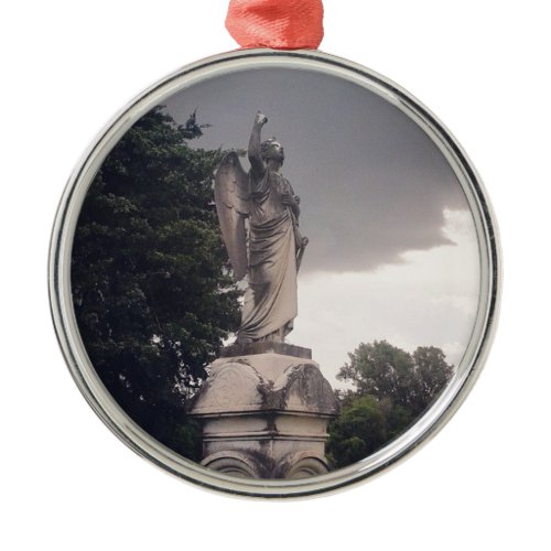 Stormy Day Angel Washington Iowa  Metal Ornament
