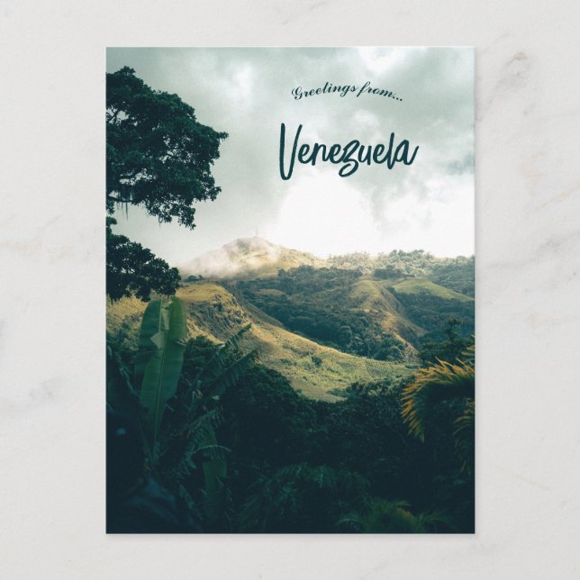 Stormy Day in Monagas Venezuela Postcard (Front)