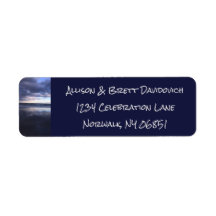 Stormy Day Return Address Labels I