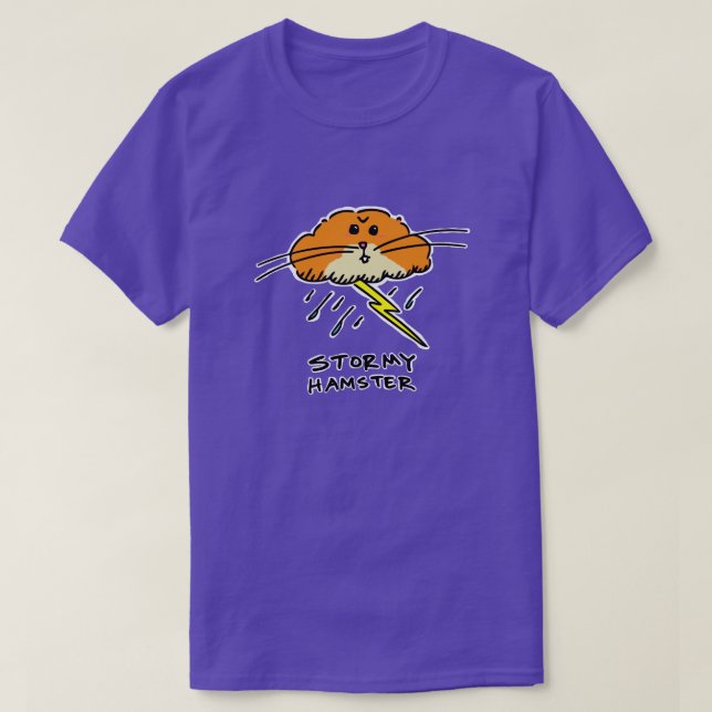 Stormy Hamster Tee (Design Front)