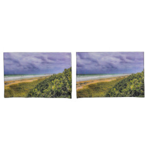 Stormy Jupiter Beach Pillow Case