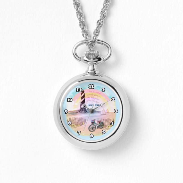 Stormy Lighthouse Bike Watch (Front)