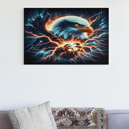 Stormy Majesty Eagles  Poster