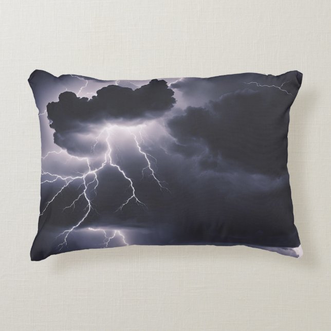 Stormy Night Accent Pillow (Front)