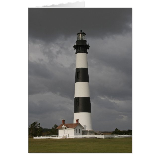 Stormy OBX Lighthouse Cards (Front)
