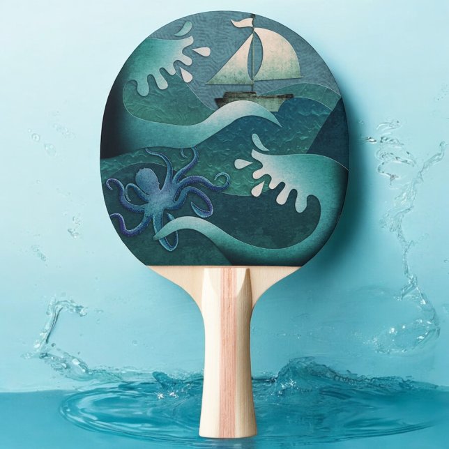 Stormy ocean  ping pong paddle (Creator Uploaded)