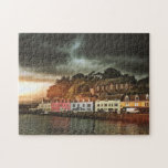 Stormy Portree Isle Of Skye Scotland Travel Jigsaw Puzzle<br><div class="desc">This travel themed design features the historical port of Portree on the Isle of Skye in Scotland #portree #jigsawpuzzle #gift #stockingstuffers #secretsanta</div>