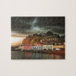 Stormy Portree Isle Of Skye Scotland Travel Jigsaw Puzzle<br><div class="desc">This travel themed design features the historical port of Portree on the Isle of Skye in Scotland #portree #jigsawpuzzle #gift #stockingstuffers #secretsanta</div>