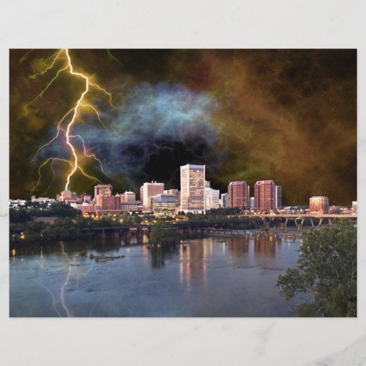 Stormy Richmond Skyline (Front)