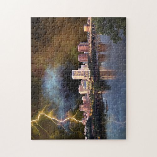 Stormy Richmond Skyline Jigsaw Puzzle