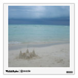 Stormy Sandcastle Beach Landscape Photo Wall Sticker
