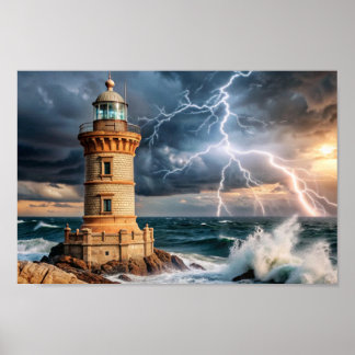 Stormy Seas and Lightning Strikes: The Resilient L Poster