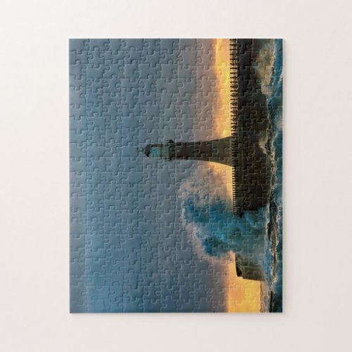 Stormy Seas at Roker Jigsaw Puzzle