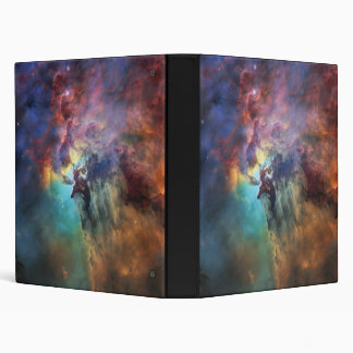 Stormy Seas of Lagoon Nebula in Sagittarius 3 Ring Binder
