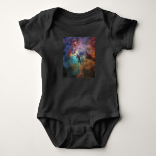 Stormy Seas of Lagoon Nebula in Sagittarius Baby Bodysuit