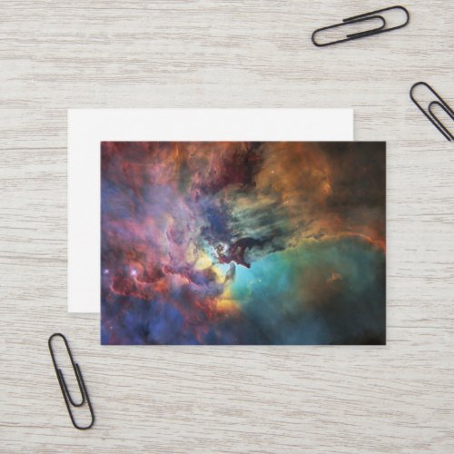 Stormy Seas of Lagoon Nebula in Sagittarius Business Card