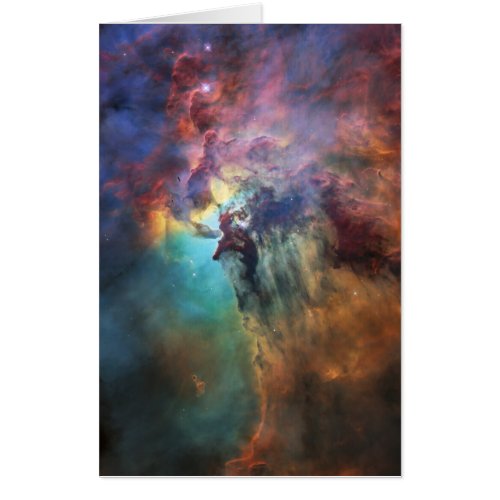 Stormy Seas of Lagoon Nebula in Sagittarius Card