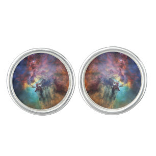 Stormy Seas of Lagoon Nebula in Sagittarius Cufflinks