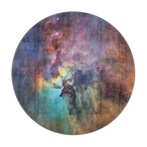 Stormy Seas of Lagoon Nebula in Sagittarius Cutting Board