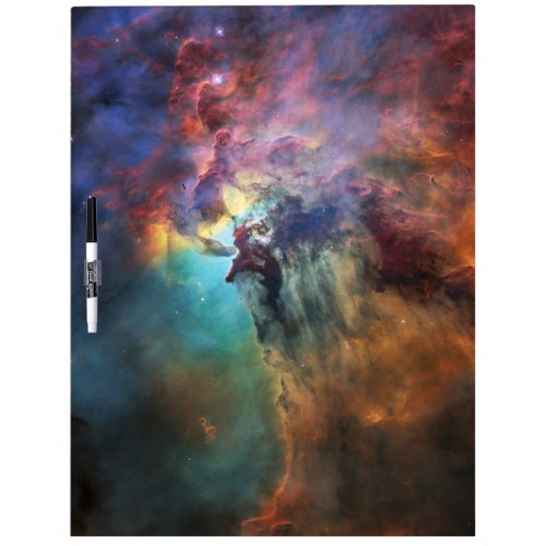 Stormy Seas of Lagoon Nebula in Sagittarius Dry Erase Board
