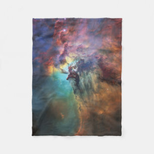 Stormy Seas of Lagoon Nebula in Sagittarius Fleece Blanket