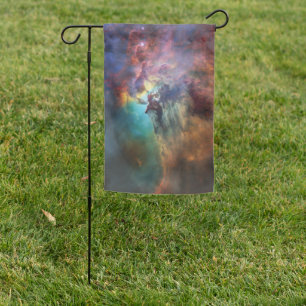Stormy Seas of Lagoon Nebula in Sagittarius Garden Flag