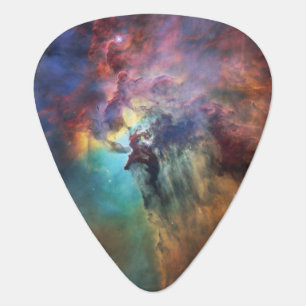 Stormy Seas of Lagoon Nebula in Sagittarius Guitar Pick