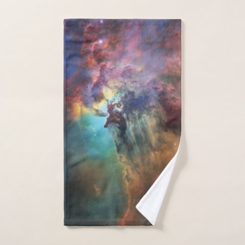 Stormy Seas of Lagoon Nebula in Sagittarius Hand Towel