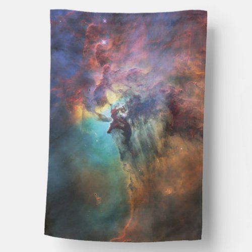 Stormy Seas of Lagoon Nebula in Sagittarius House Flag