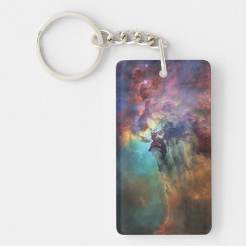 Stormy Seas of Lagoon Nebula in Sagittarius Keychain
