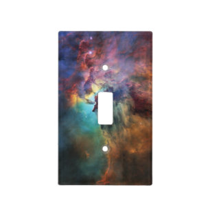 Stormy Seas of Lagoon Nebula in Sagittarius Light Switch Cover