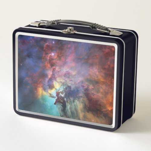 Stormy Seas of Lagoon Nebula in Sagittarius Metal Lunch Box