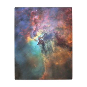 Stormy Seas of Lagoon Nebula in Sagittarius Metal Print