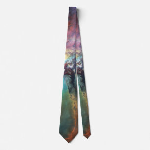 Stormy Seas of Lagoon Nebula in Sagittarius Neck Tie